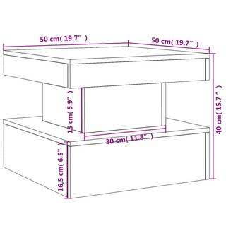 VidaXL Table basse bois d'ingénierie  