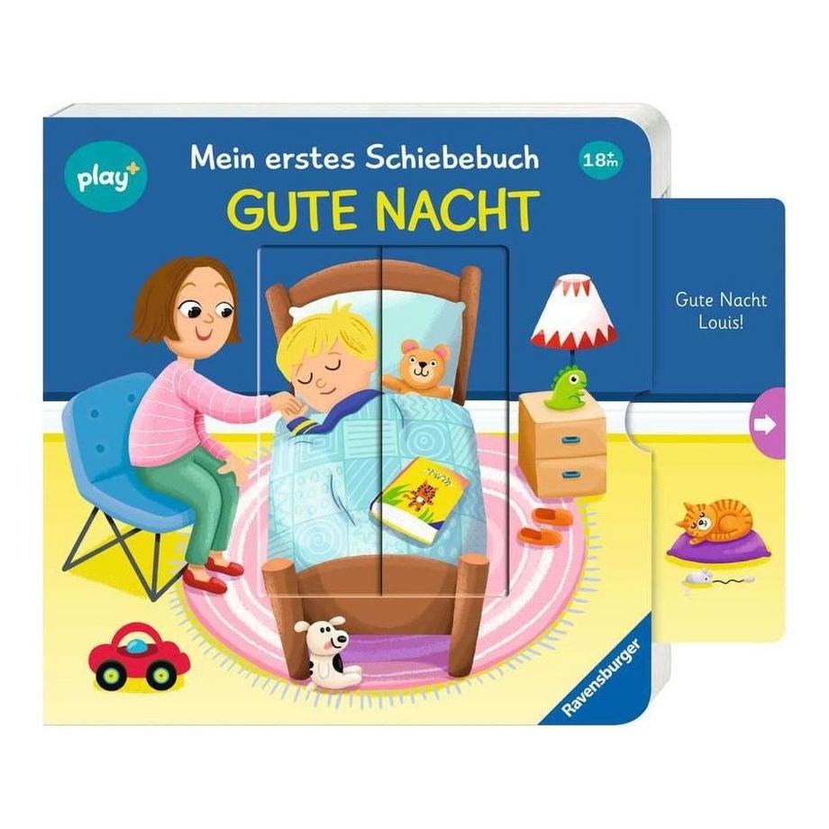 Ravensburger Play+ Mein erstes Schiebebuch: Gute Nacht Höck, Maria; Dynamo Limited (Illustrationen) Couverture rigide 