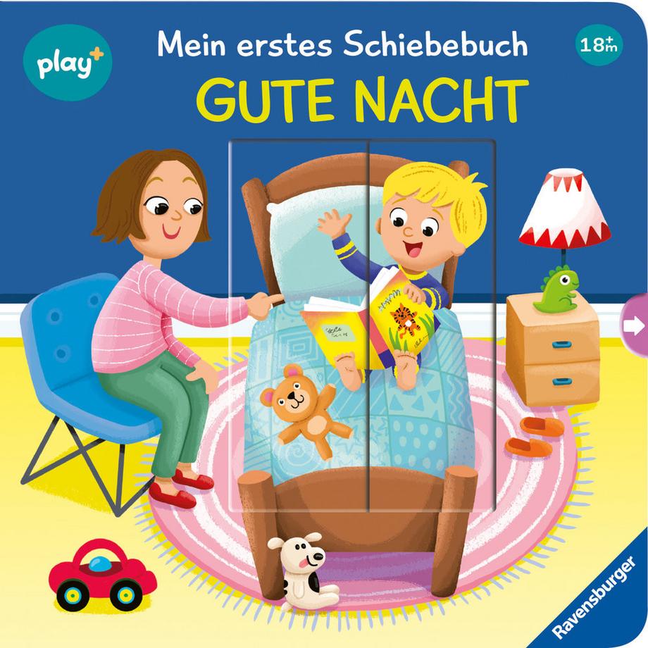 Ravensburger Play+ Mein erstes Schiebebuch: Gute Nacht Höck, Maria; Dynamo Limited (Illustrationen) Couverture rigide 