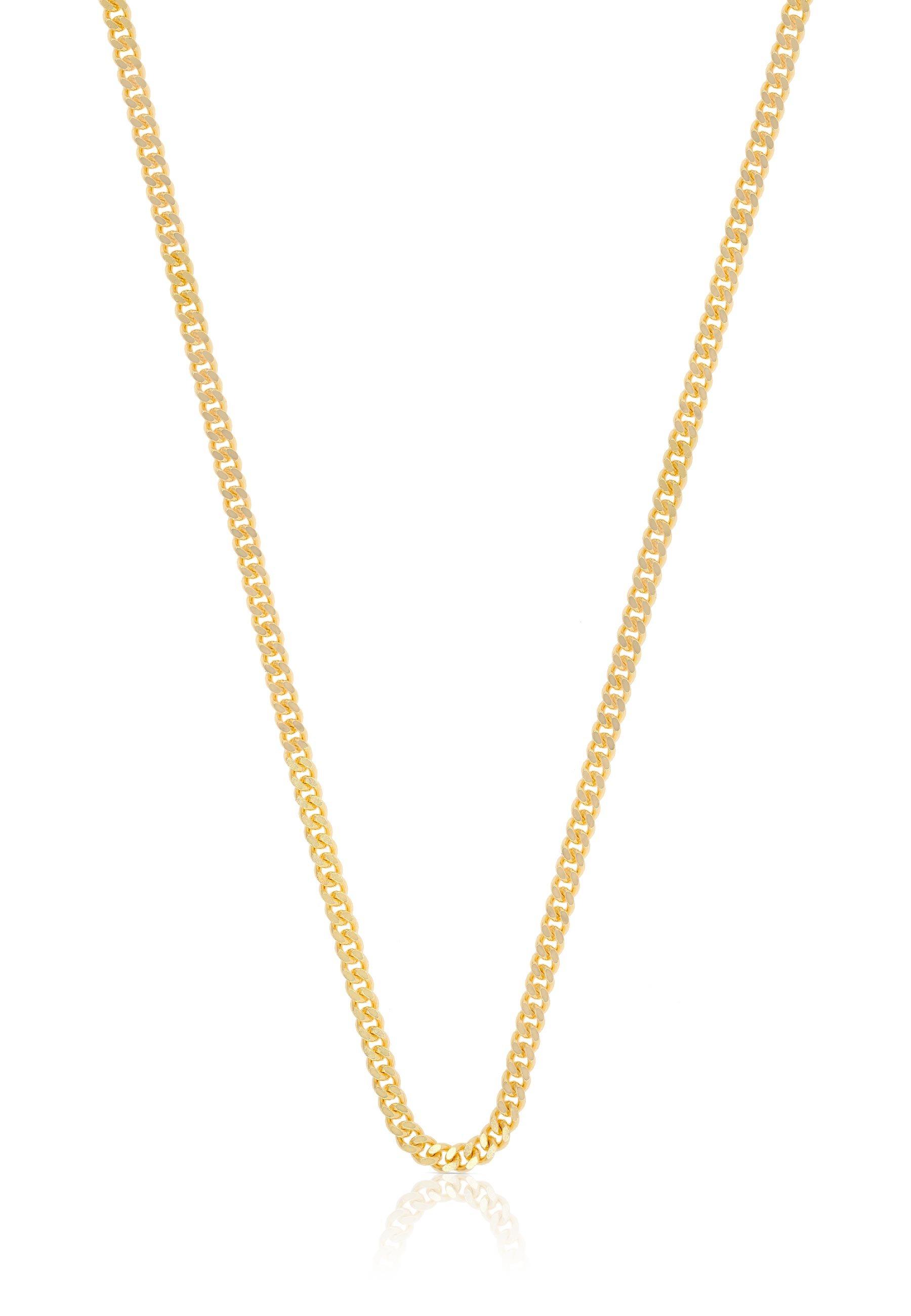 MUAU Schmuck  Collier Panzer Gelbgold 750, 1.8mm, 50cm 