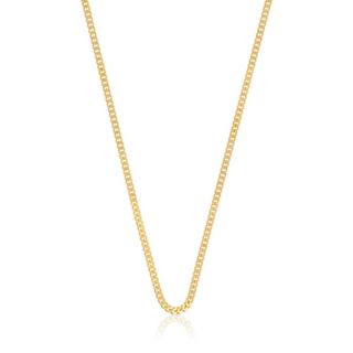 MUAU Schmuck  Collier Panzer Gelbgold 750, 1.8mm, 50cm 