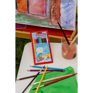 STABILO STABILO Aquacolor crayon de couleur 12 pièce(s) Multicolore  