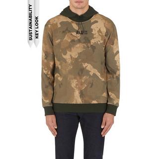 Armani Exchange Felpa con cappuccio Stampa Camouflage  