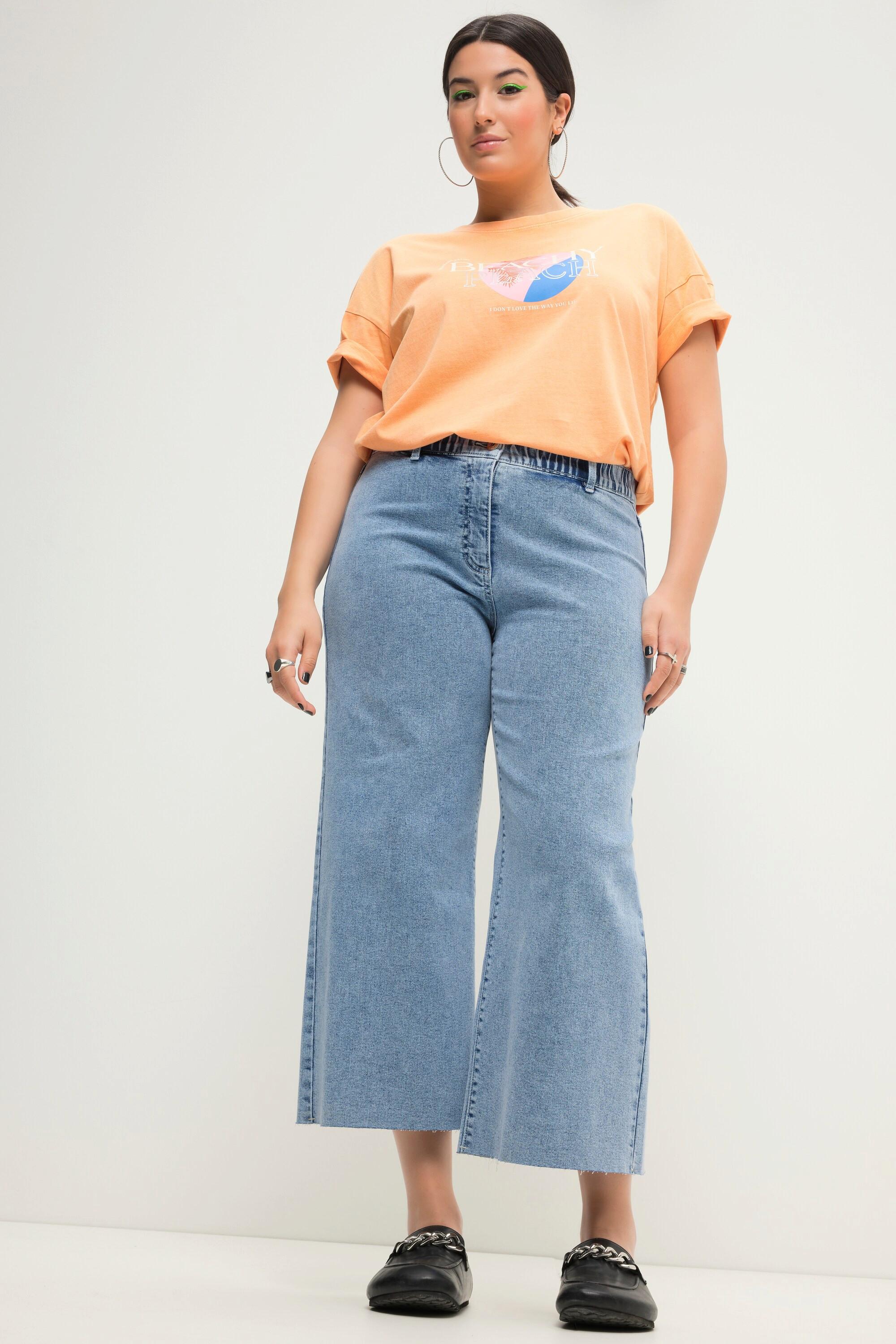 Studio Untold  Culotte-Jeans, Wide Legs, cutted Saum 