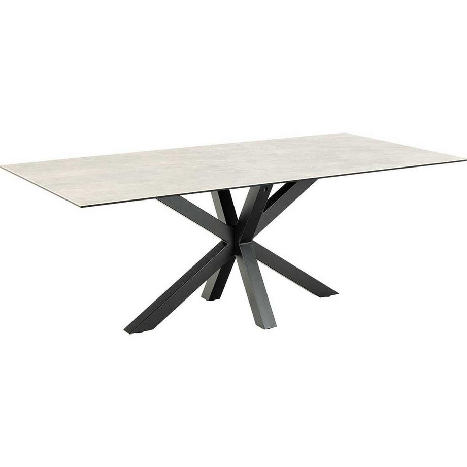 Table de salle à manger Triple-X céramique gris clair 200