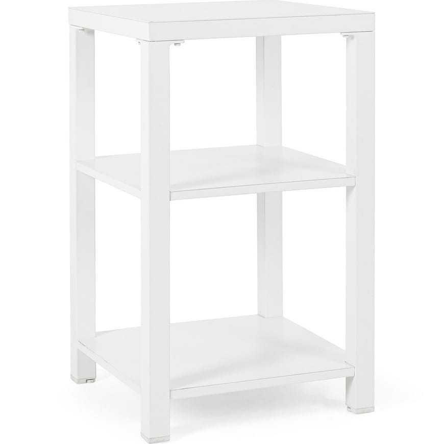 mutoni Table d'appoint de jardin Atlantic blanc  