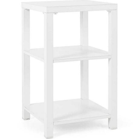 mutoni Table d'appoint de jardin Atlantic blanc  