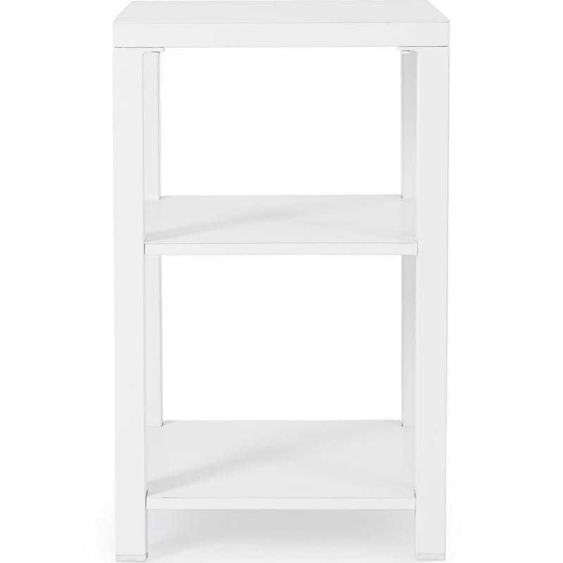 mutoni Table d'appoint de jardin Atlantic blanc  