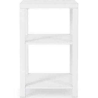 mutoni Table d'appoint de jardin Atlantic blanc  