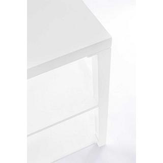 mutoni Table d'appoint de jardin Atlantic blanc  