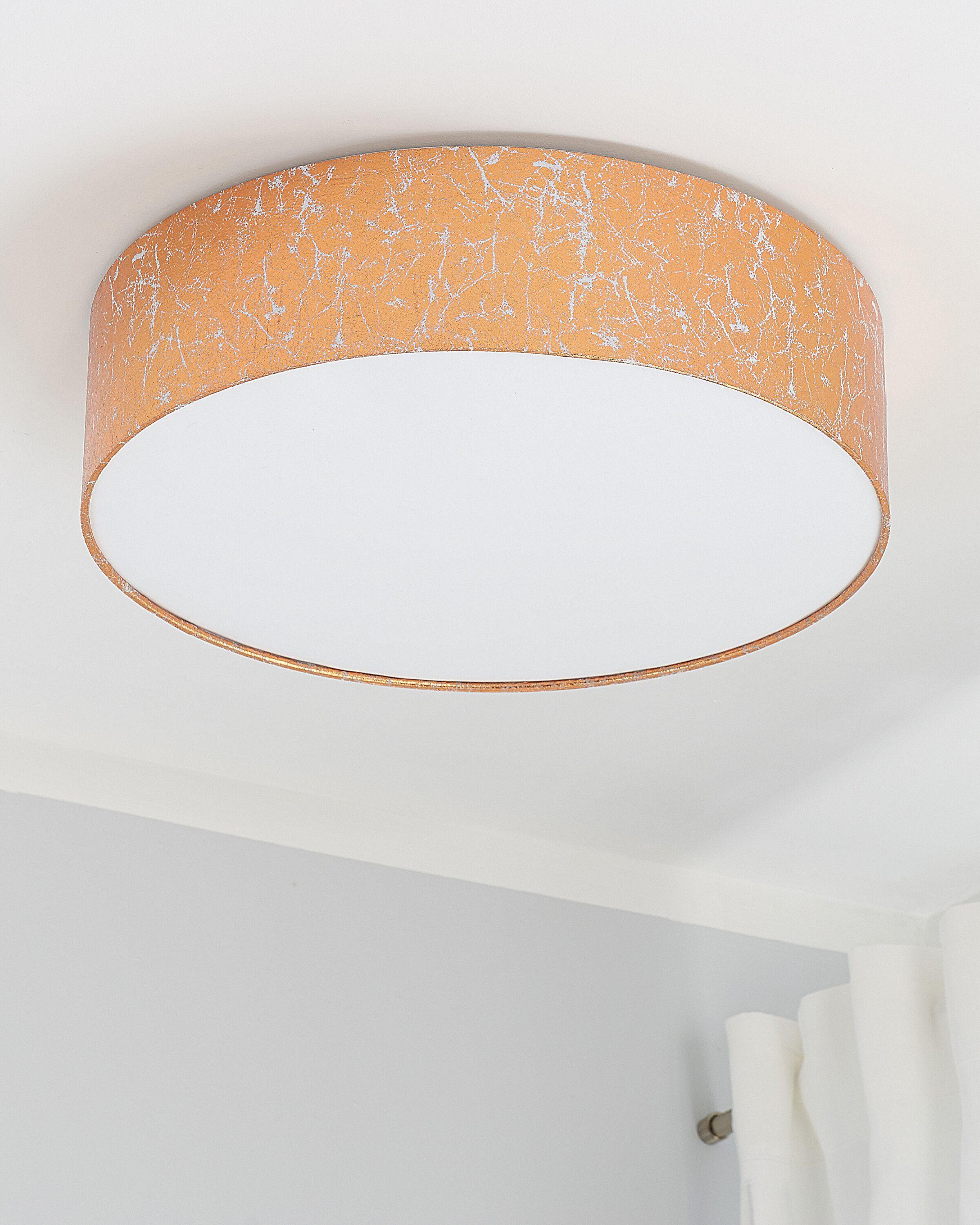 Beliani Deckenlampen aus Poly-Baumwolle Modern RENA  