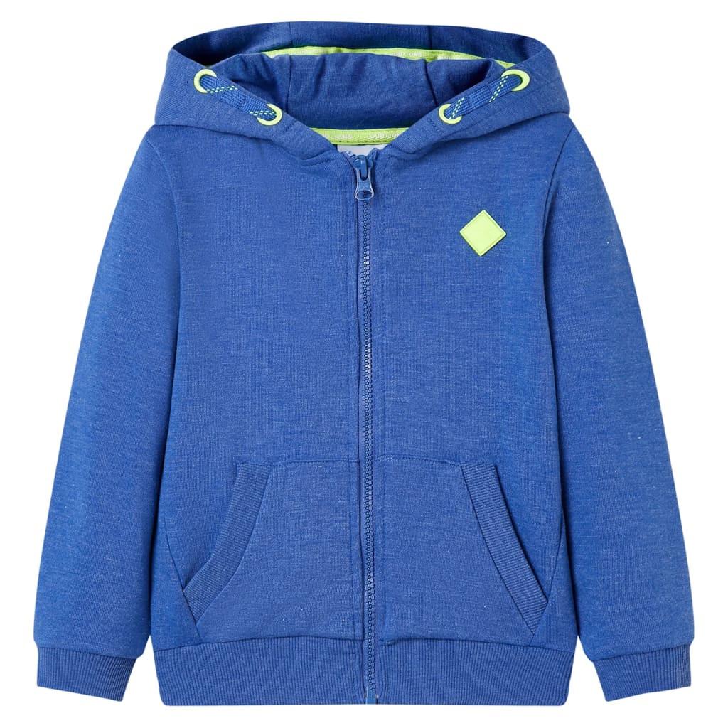 Image of Kinder Kapuzenpullover Baumwolle Unisex Blau ONE SIZE