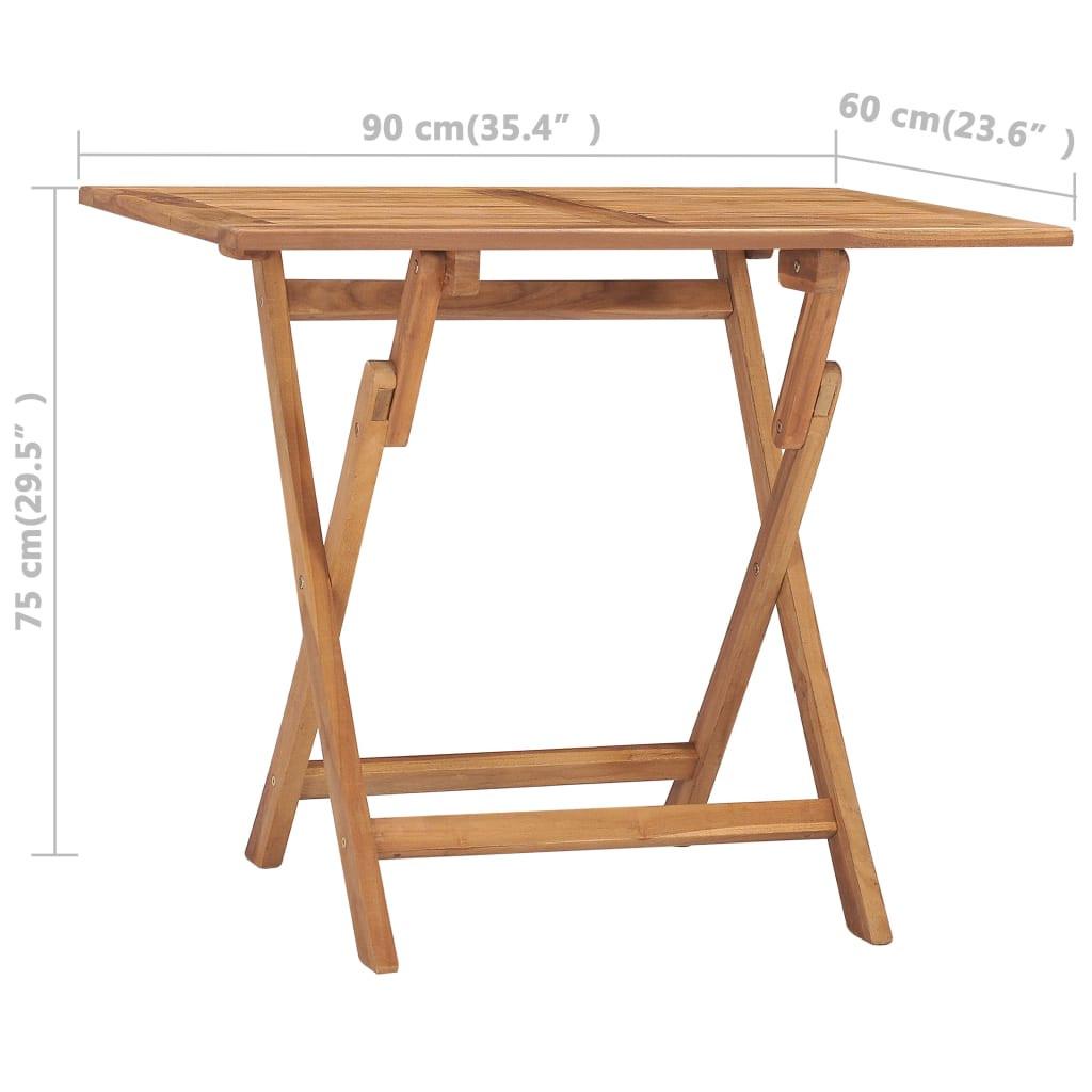 VidaXL Table de salle à manger bois  