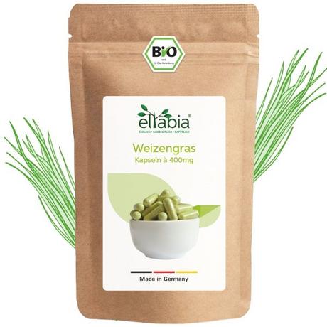 Eltabia  Capsule di erba di grano biologica 