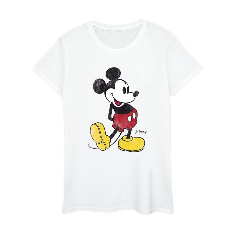 Image of Mickey Mouse Classic Kick Tshirt Damen Weiss XL