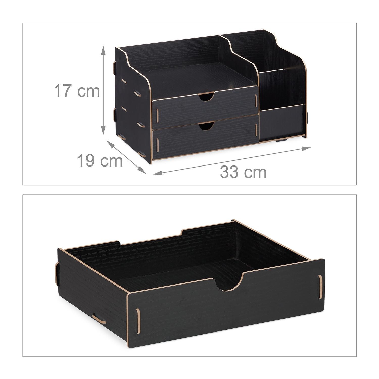 Northix Organizzatore da scrivania con cassetti  