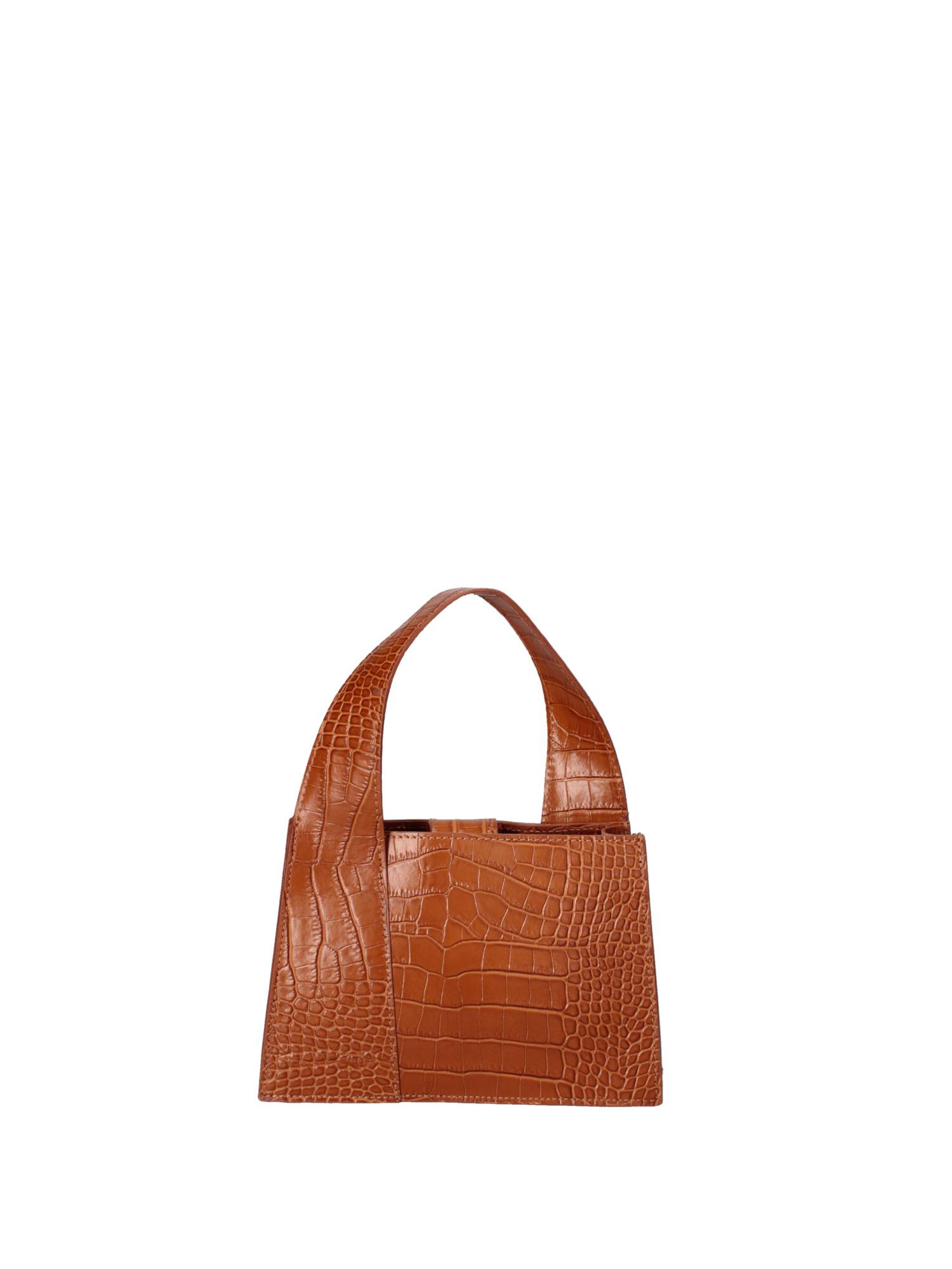 Roberta Rossi Sac à main gaufré crocodile  