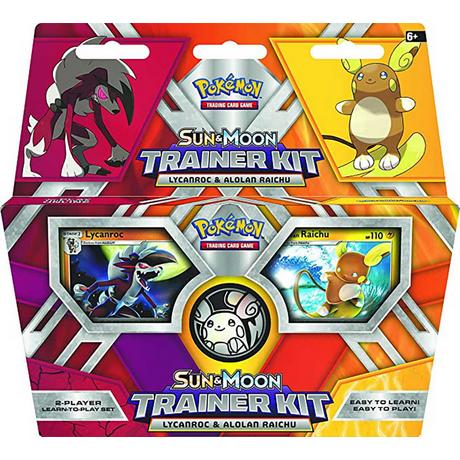 Pokémon  Sun & Moon Trainer Kit Lycanroc & Alolan Raichu 