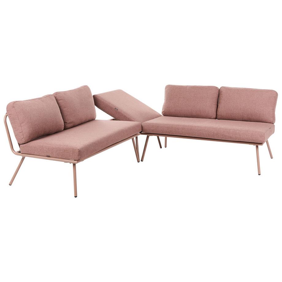 Beliani Set lounge pour jardin en Acier Moderne CACCAMO  
