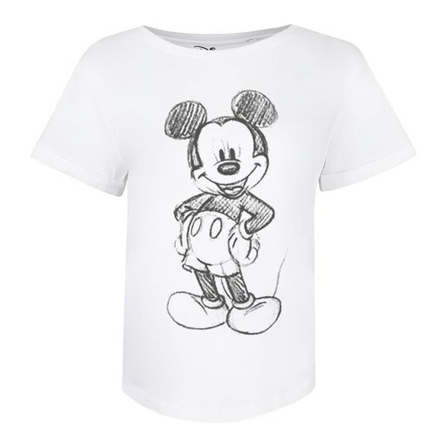 Disney T-Shirt Stampa Schizzo Topolino  