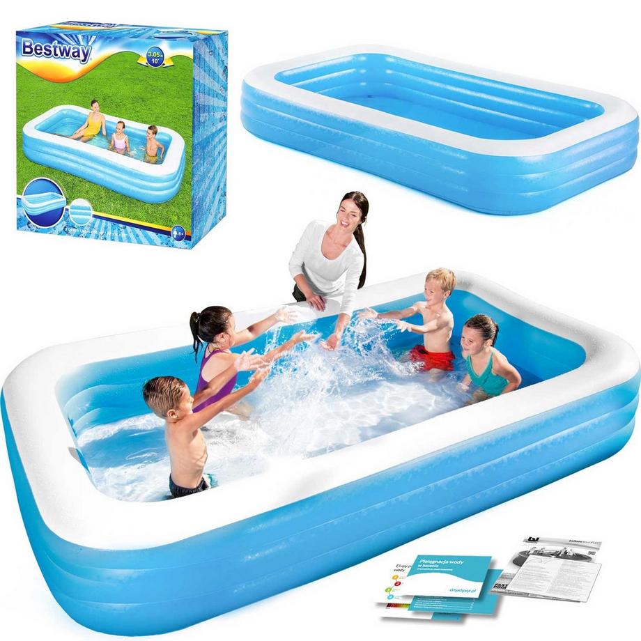 Piscina gonfiabile per famiglie 305x183x56 cm Bestway 54009