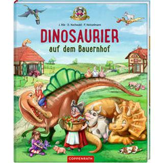 Dinosaurier auf dem Bauernhof (Bd. 4) Hochwald, Dominik; Ihle, Jörg; Heinzelmann, Pascal (Illustrationen) Gebundene Ausgabe 