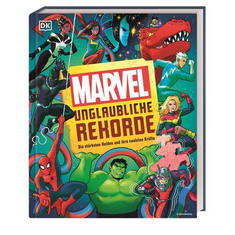 Marvel Unglaubliche Rekorde Scott, Melanie; Adam, Bray; Cink, Lorraine; Sazaklis, John; Wilson, Sven; Hidalgo, Carolin (Übersetzung); DK Verlag (Hrsg.) Couverture rigide 