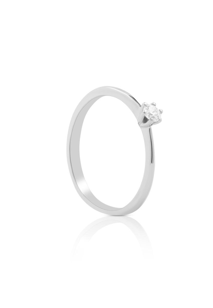 MUAU Schmuck  Bague en or blanc 750 