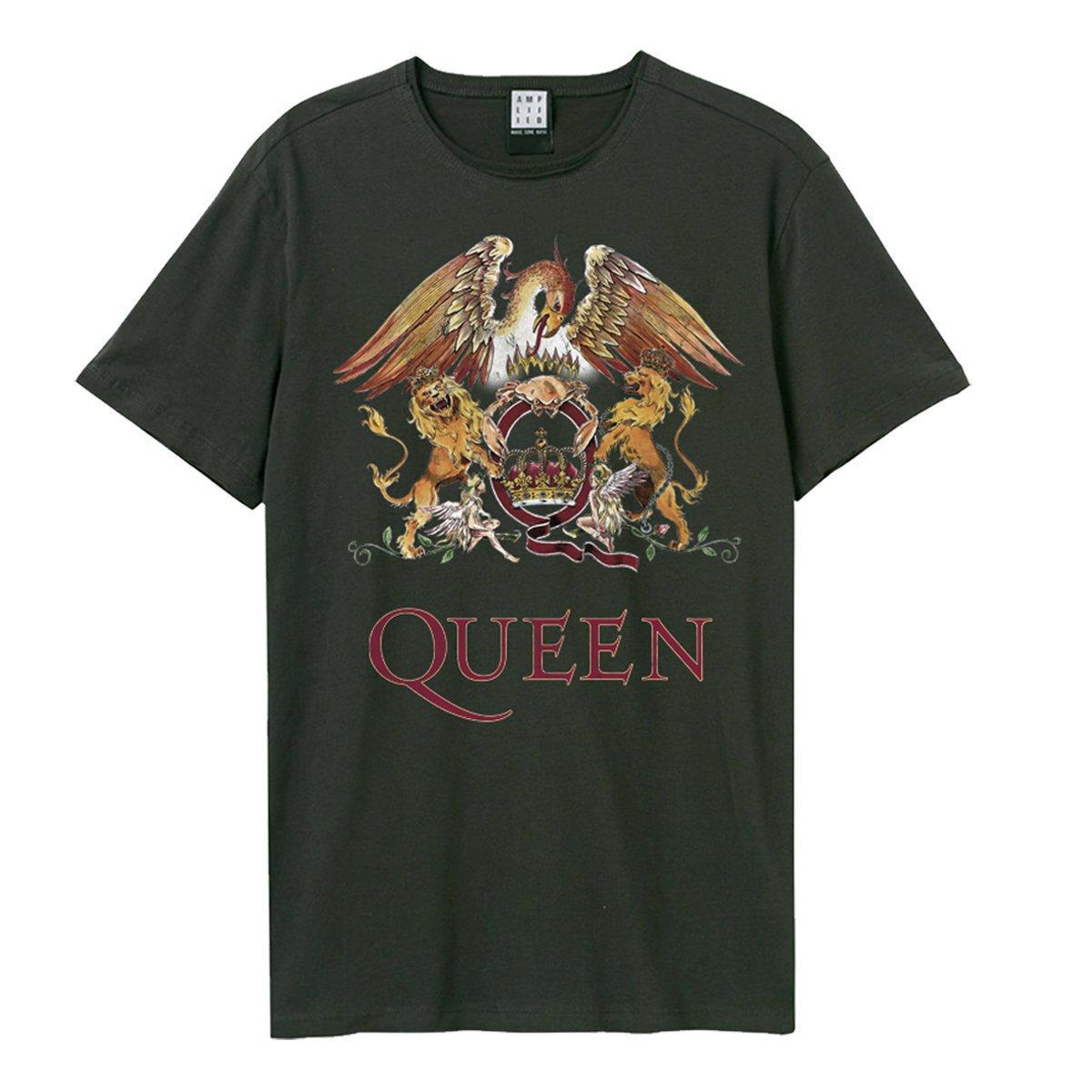 Image of "royal Crest" Tshirt Damen Charcoal Black XXL