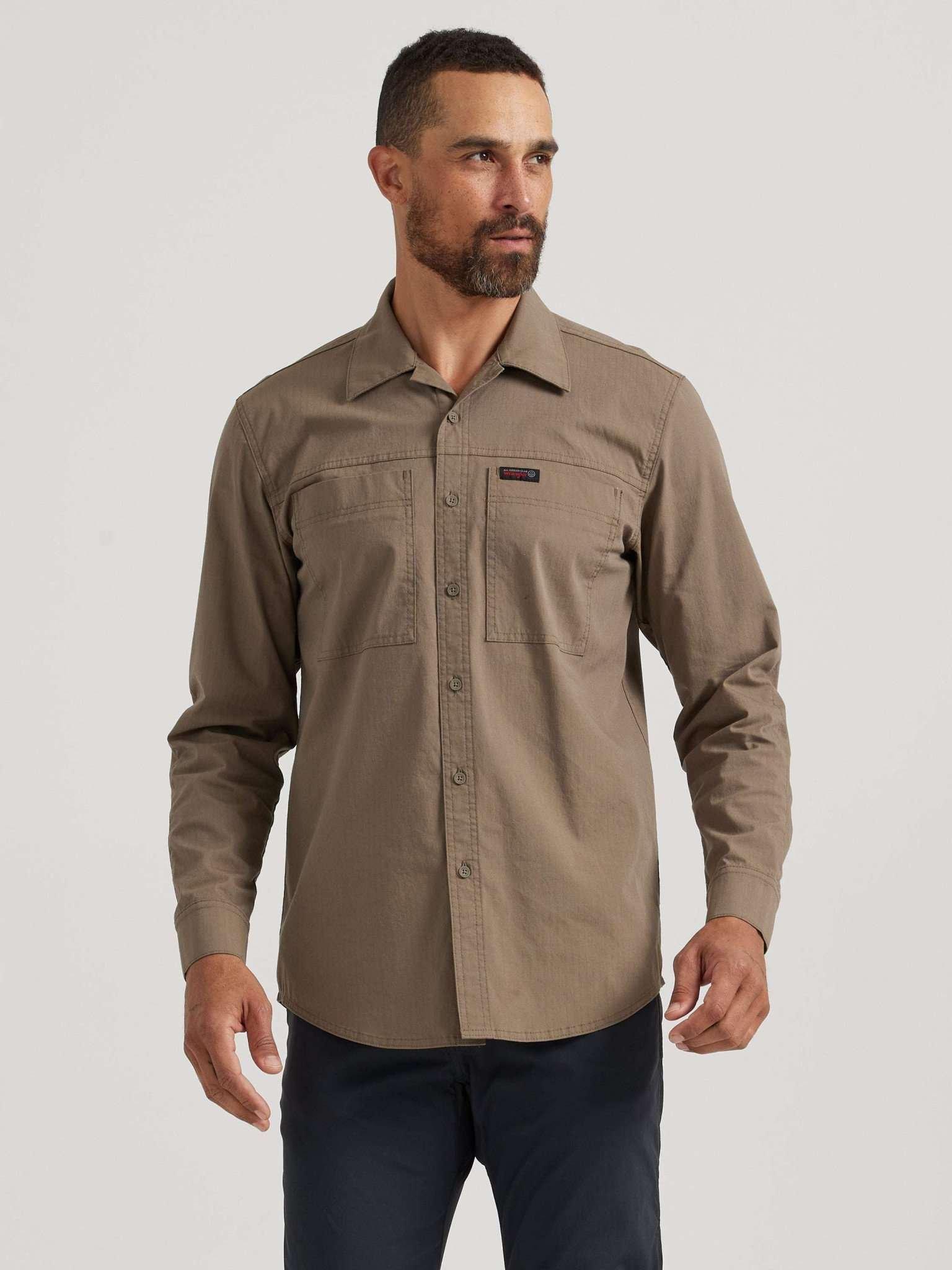 Image of Hemden Ls Rugged Utility Shirt Herren Braun M
