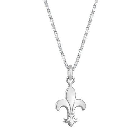 Elli  Collier Pendentif Iris Femme Lys Français 