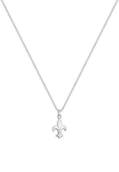 Elli  Collier Pendentif Iris Femme Lys Français 