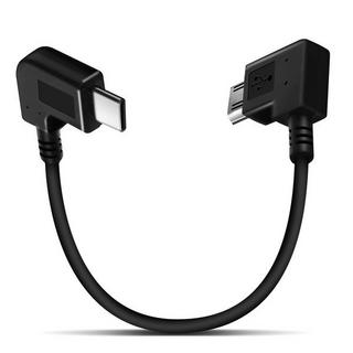 Avizar  USB-C / Micro USB Adapterkabel Schwarz 