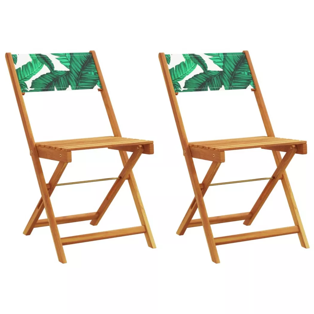 VidaXL - sedia da bistrò Legno di acacia, One Size, Verde