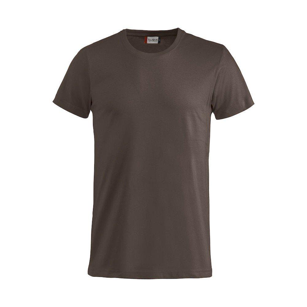 Image of Basic Tshirt Herren Kühles Braun L