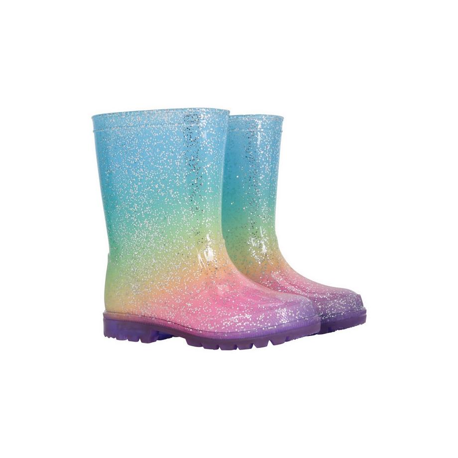 Mountain Warehouse Bottes de pluie Tout-petit Splash Paillettes Arc-en-ciel  
