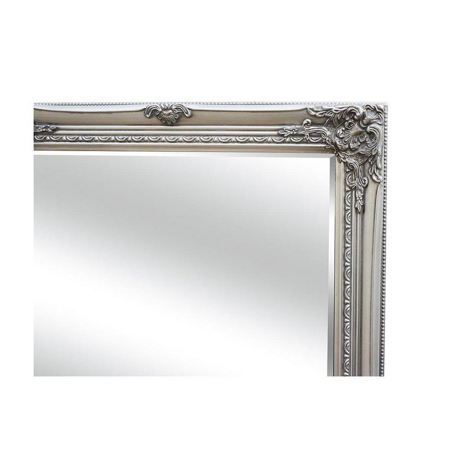 OZAIA Spiegel mit Stuck Eukalyptusholz 1Silberfarben ELVIRE  