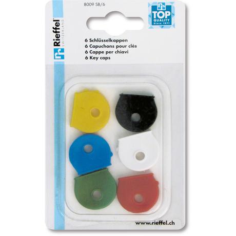 Rieffel Capuchons de Clés 8009SB/6 assortis 6 Pièces  