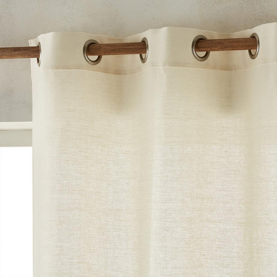 AM.PM  Rideau en lin à oeillets 