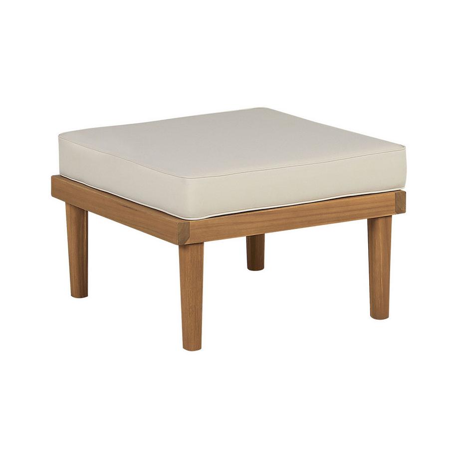 Beliani Ottoman de jardin en Acacia Rustique BARATTI  