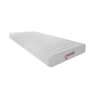 Vente-unique Lit électrique de relaxation tout plots + matelas accueil latex - 2 x 90 x 200 cm - Blanc - ETHER de DREAMEA  