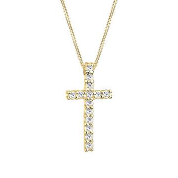 Halskette Kreuz Religion Mit Kristallen