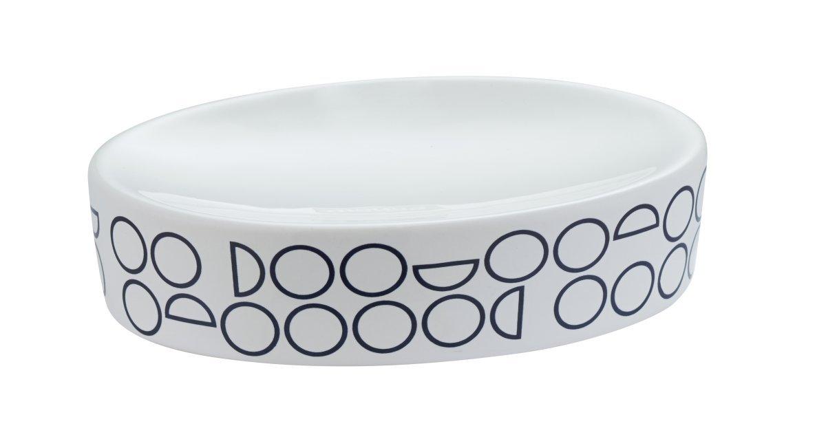 Image of Seifenschale Circle weiss/blau Seifenschale Circle weiss/blau