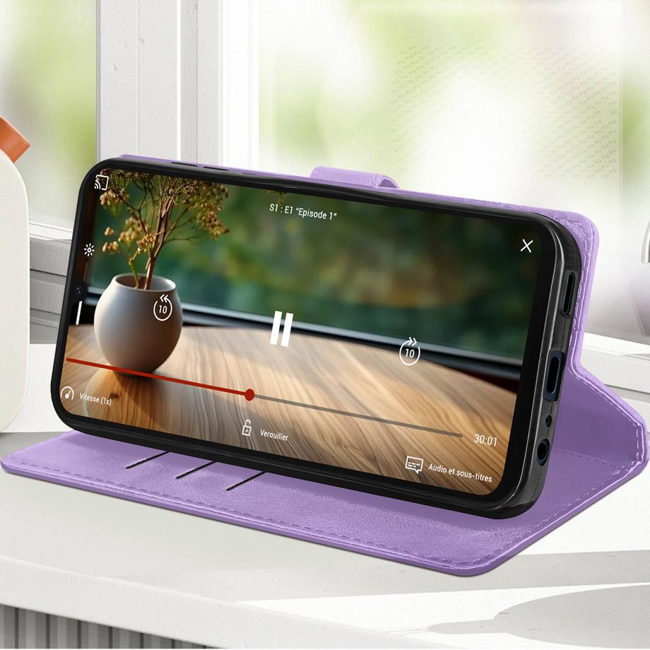 Avizar  Custodia Samsung A15 5G fiori lilla 