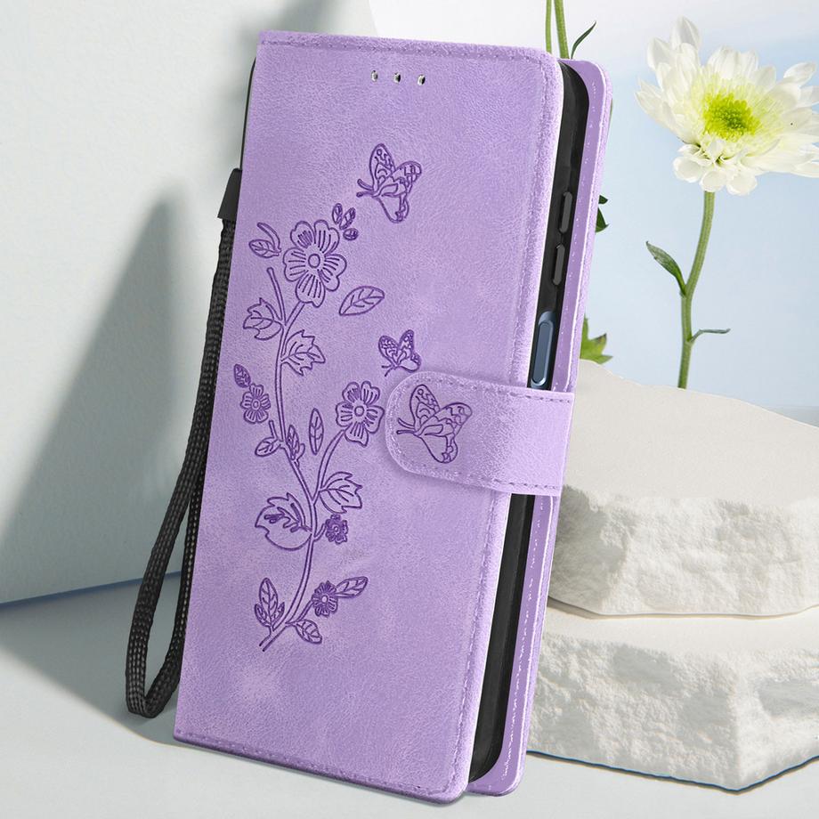 Avizar  Custodia Samsung A15 5G fiori lilla 