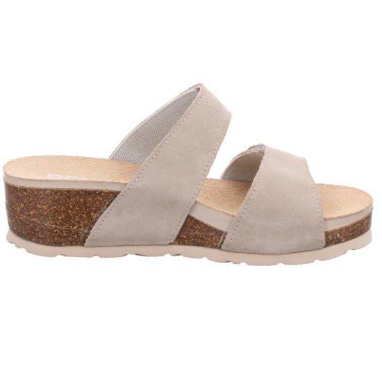 Image of Elba - Wildleder Sandale Damen Beige 43