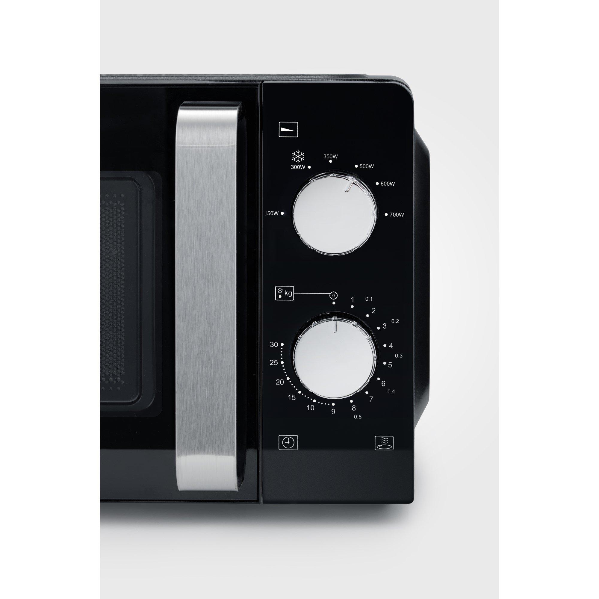 SEVERIN Mikrowelle Schwarz 700 W Timerfunktion  