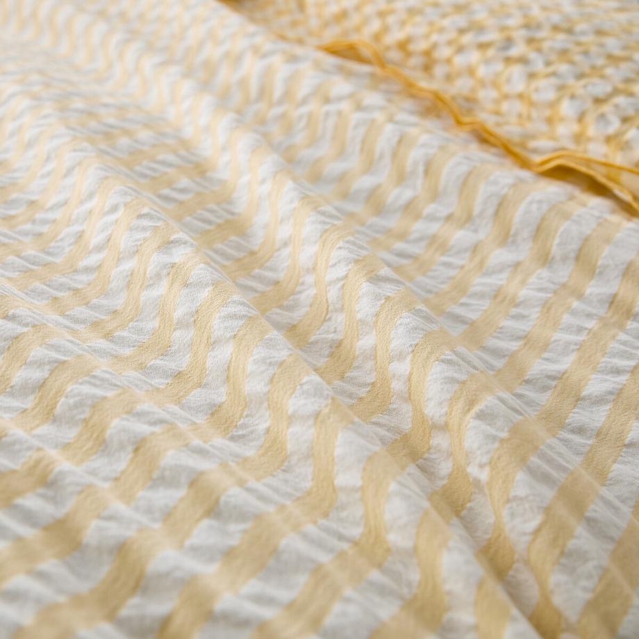 La Redoute Intérieurs Cottage Seersucker Baumwoll-Duvetbezug  