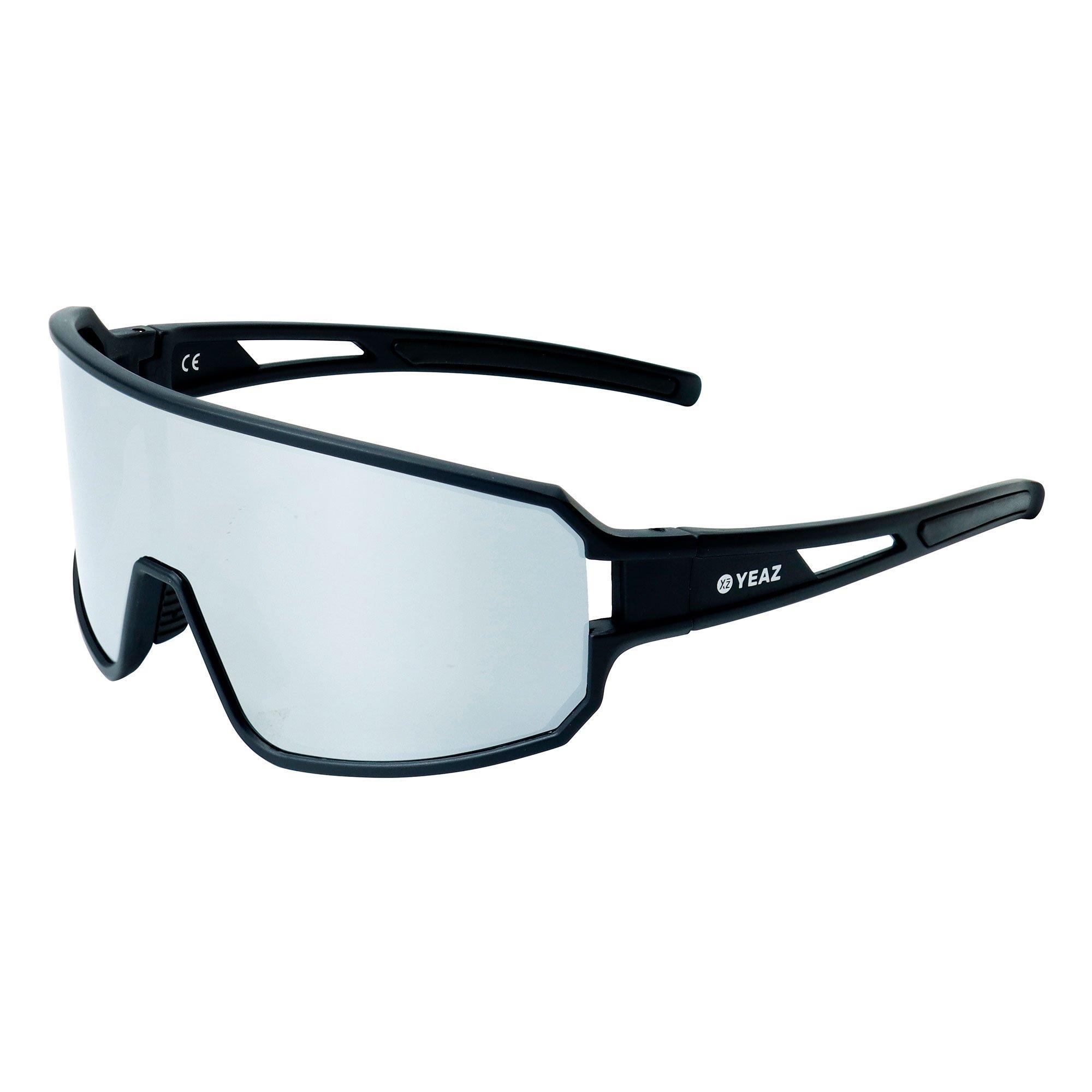 Image of Sunwave Sport-sonnenbrille Black/silver Mirror Unisex Silber