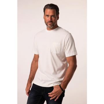 T-Shirt, Halbarm, Brusttasche, Vintage Look